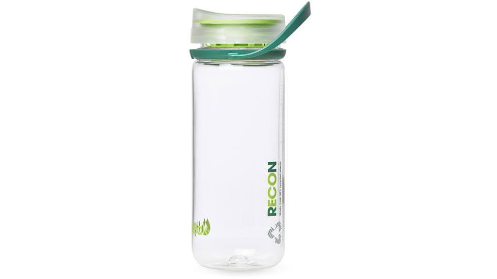 HydraPak Recon Bottle, 500ml, Clear/Evergreen &amp; Lime, BR03E