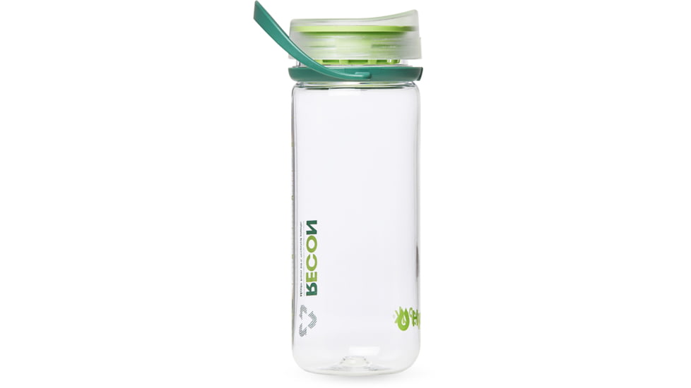 HydraPak Recon Bottle, 500ml, Clear/Evergreen &amp; Lime, BR03E