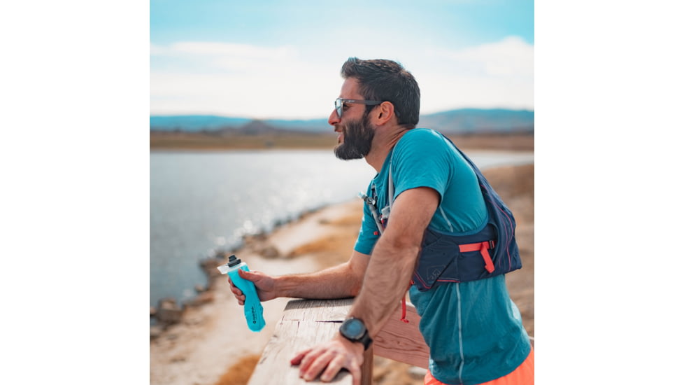 HydraPak Soft Flask, 250ml, Malibu Blue, B270HP