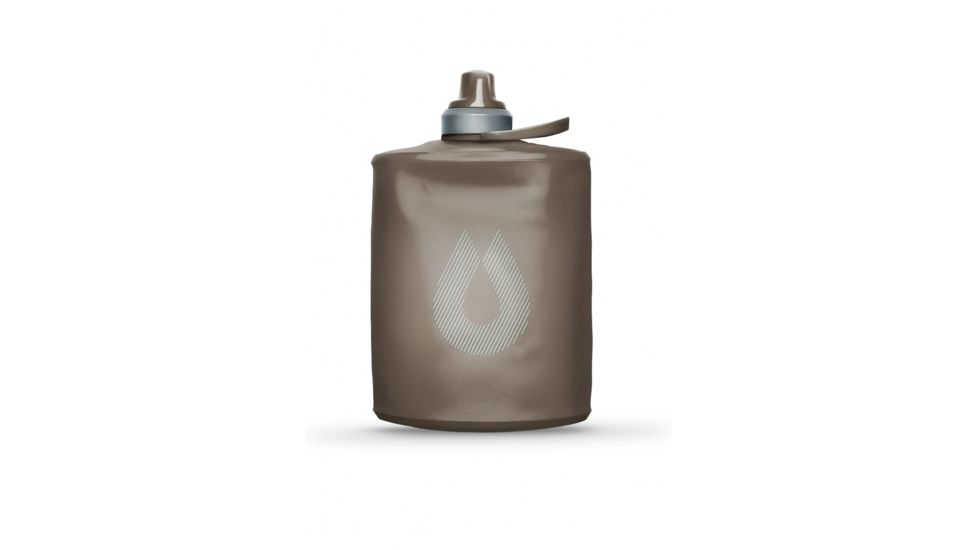 Hydrapak Stow Water Bottle, Mammoth Grey, 500ml, GS305M