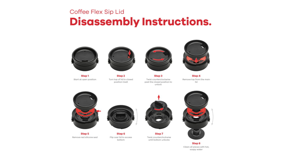 Hydro Flask 16 Oz Wide Flex Sip Lid, Goji, 16 oz, W16BCX612
