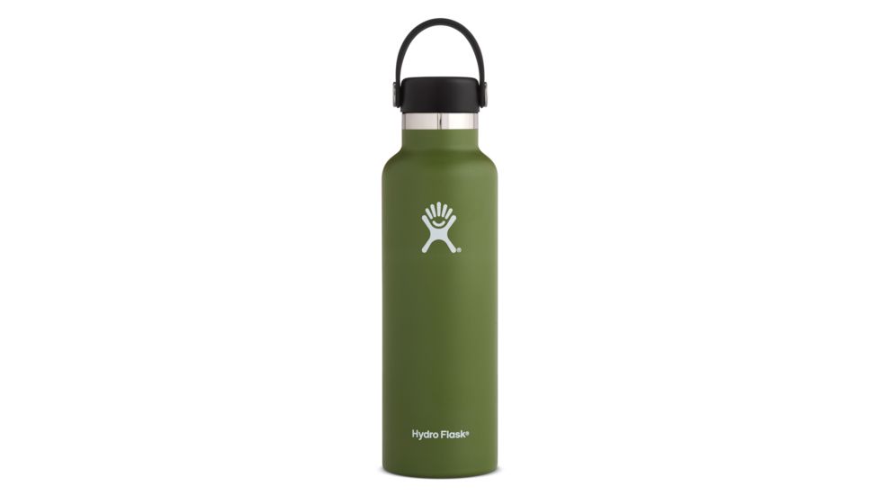 Hydro Flask 21 oz. Standard Mouth Bottle, Olive, Olive, S21SX306