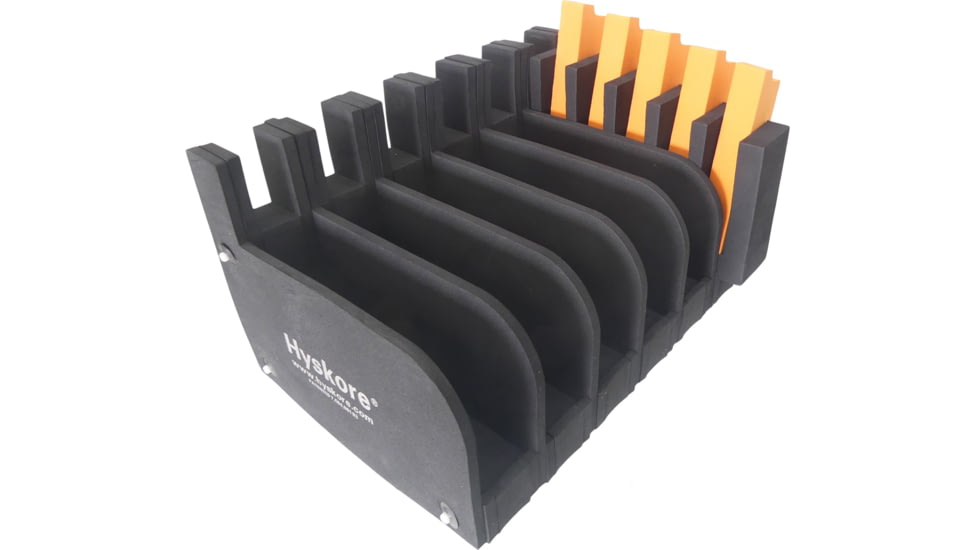 Hyskore Five Pistols and Magazines Gun Rack, Black, 30322