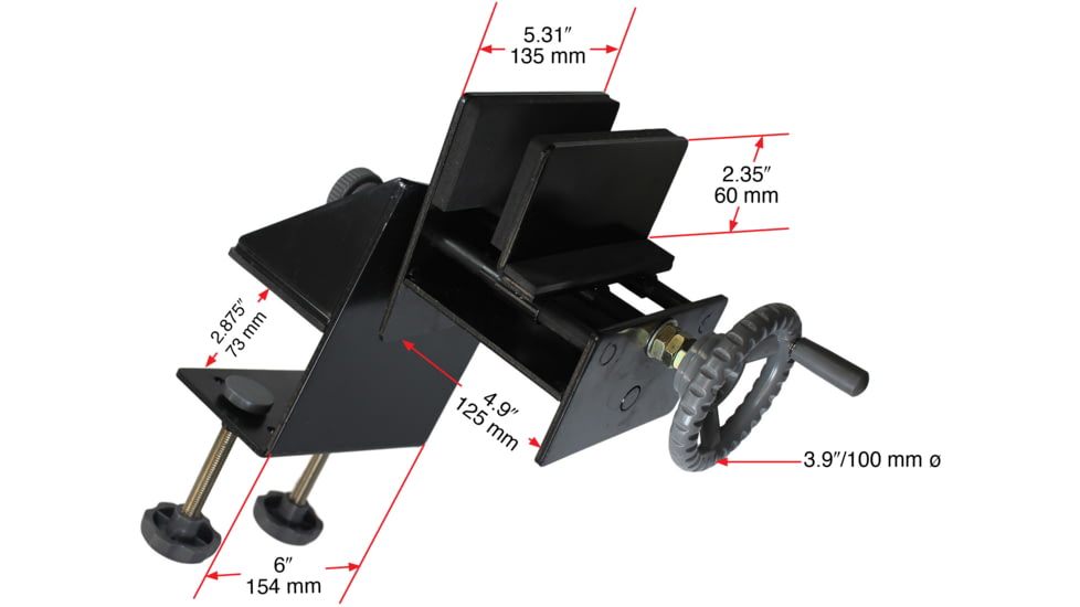 Hyskore Portable Armorer's Vise, Black, 30182