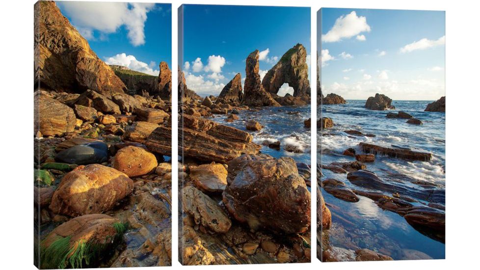 iCanvas Evening Coastal Landscape I, Crohy Head, County Donegal, Ulster Province, Republic Of Ireland by Gareth McCormack Canvas Print, Multi, 40 x 60 GAR37-3PC3-60x40