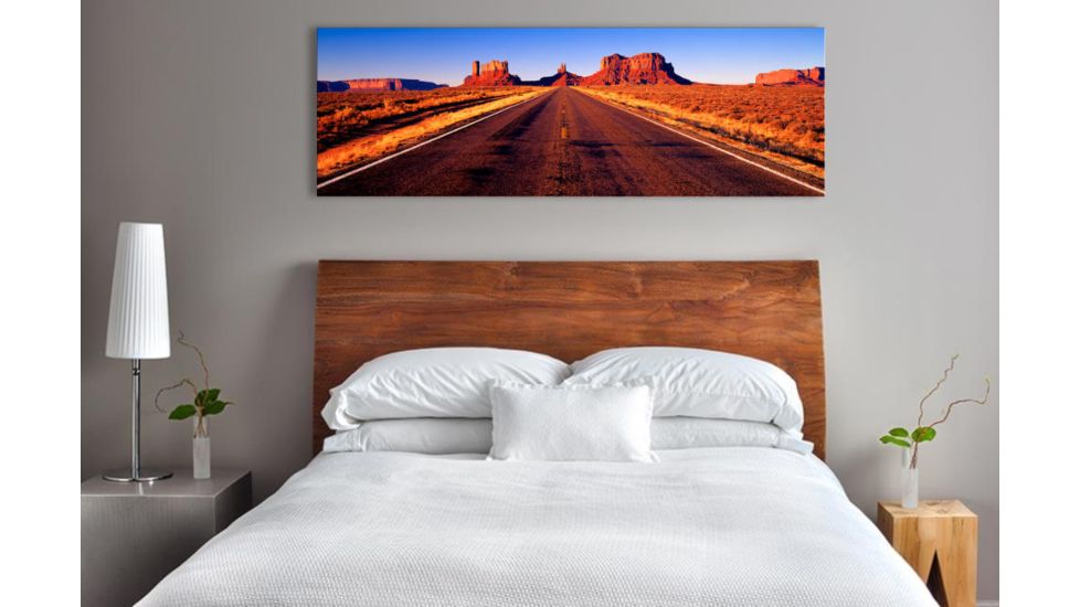 iCanvas Road Monument Valley, Arizona, USA, Multi, 60x20x0.75 PIM432-1PC3-60x20