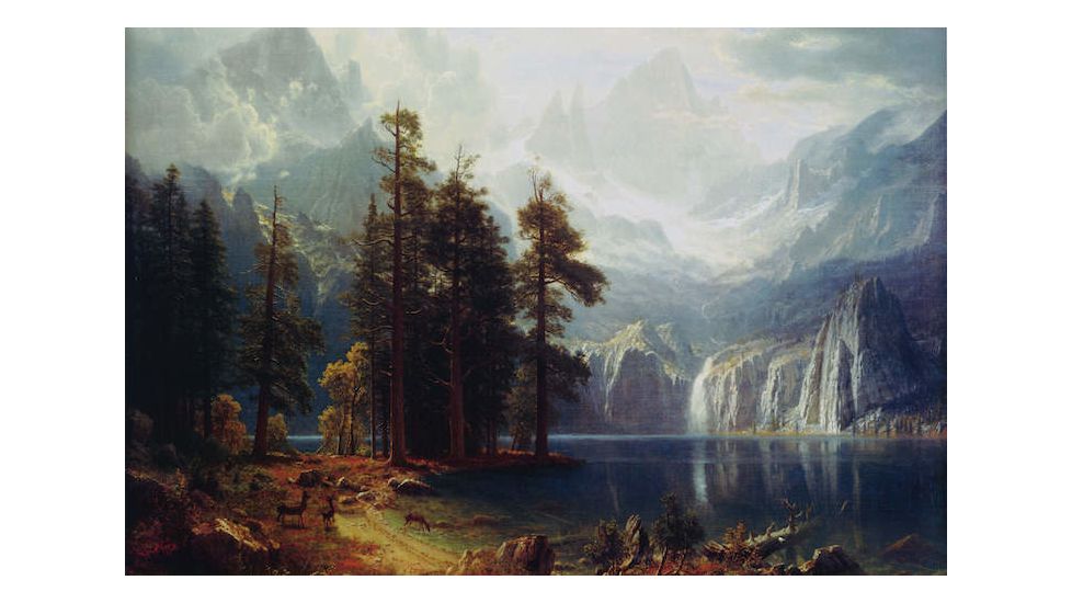 iCanvas Sierra Nevada In California by Albert Bierstadt Canvas Print, Multi, 18x12 1492-1PC3-18x12