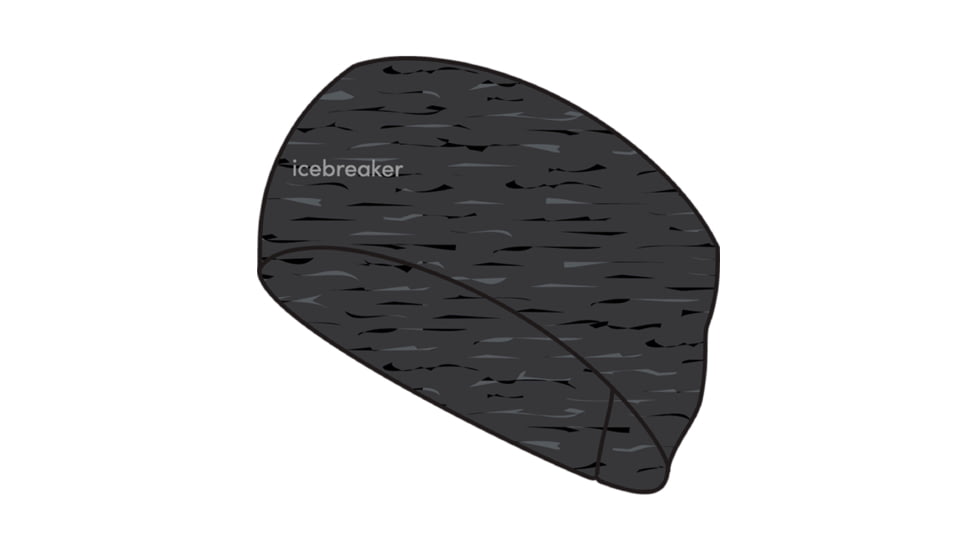 Icebreaker 200 Oasis Headband, Jet Heather, One Size, IB0A56SG002OS