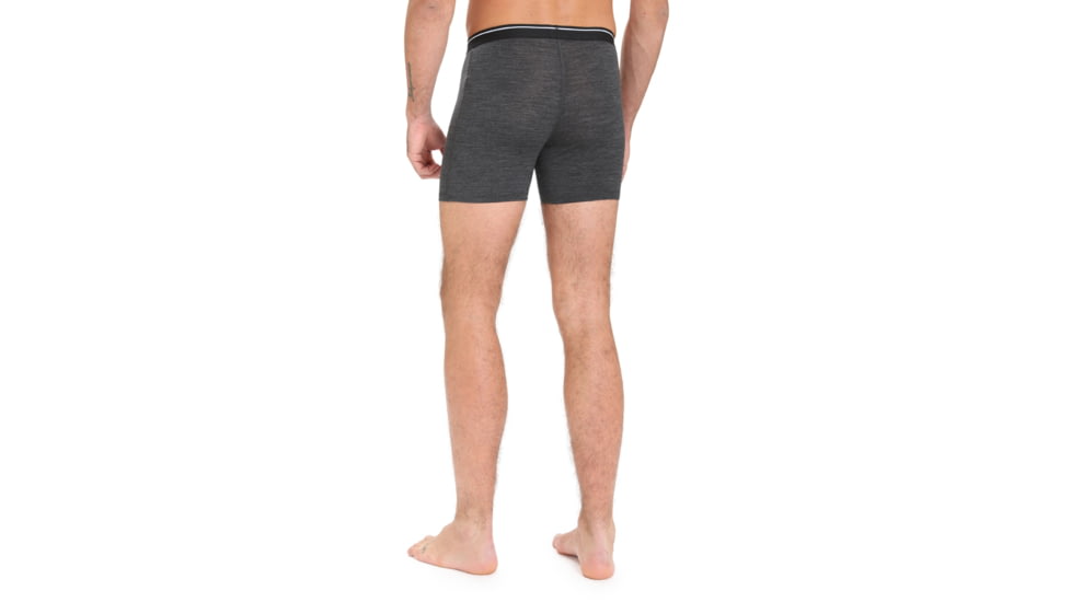Icebreaker Anatomica Boxers w/ Fly - Men's, Jet Heather, 2XL, IB103030011XXL