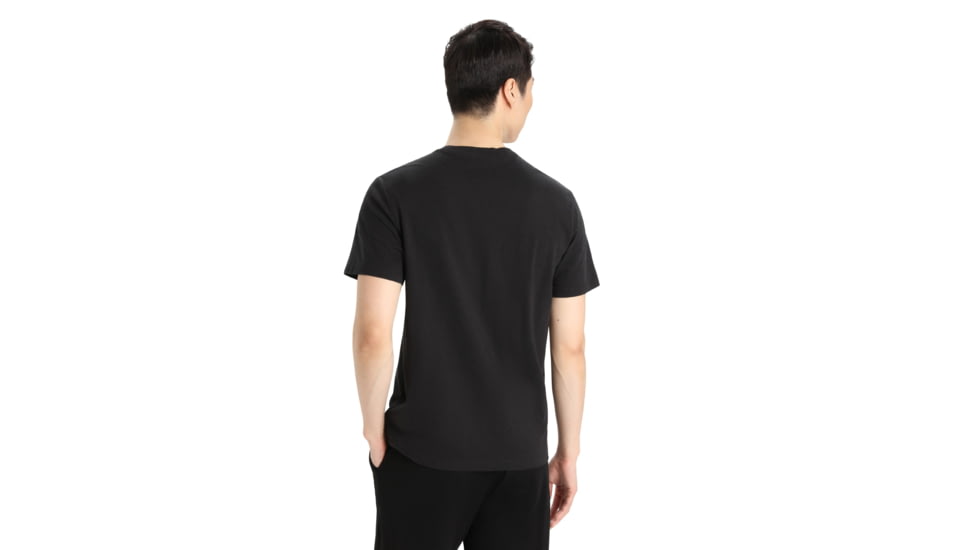 Icebreaker Central Classic Short Sleeve T-Shirt - Mens, Black, Large, IB0A56JX001L