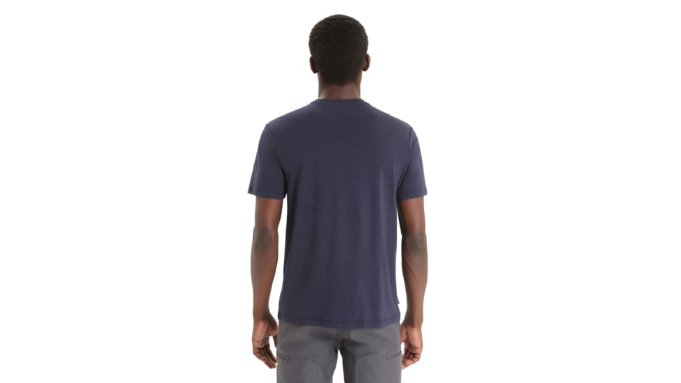Icebreaker Central Classic Short Sleeve T-Shirt - Mens, Midnight Navy, Medium, IB0A56JX401M
