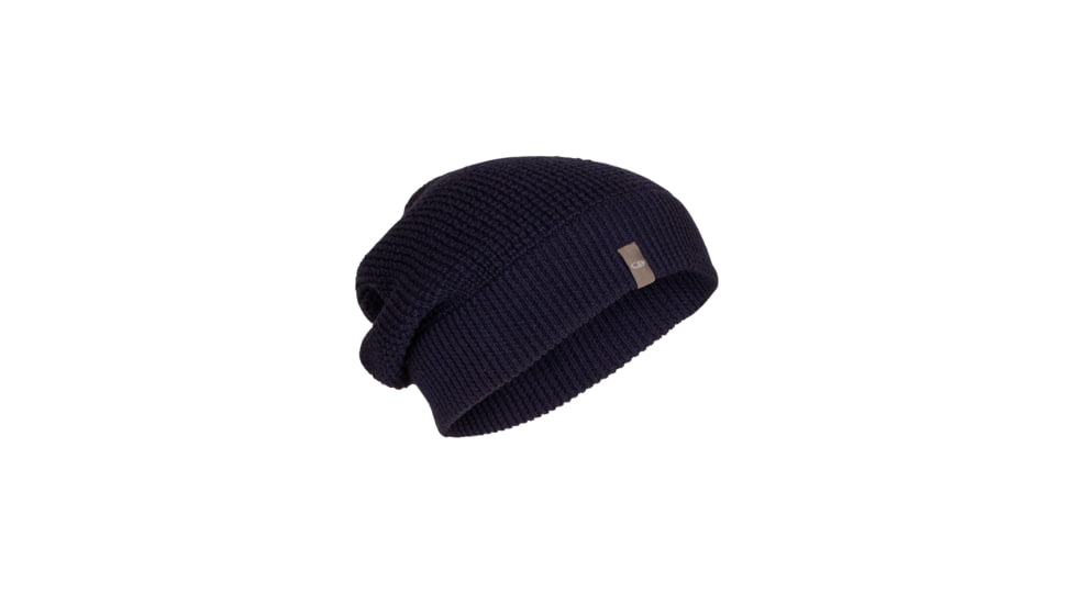 Icebreaker Feadan Slouch Beanie, Midnight Navy, One Size, IB105238401OS