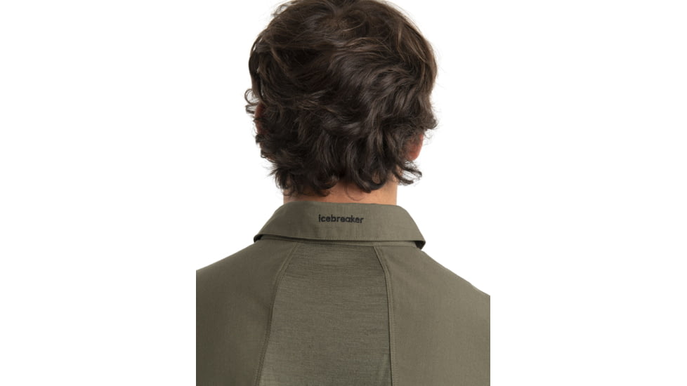 Icebreaker Hike Long Sleeve Top - Mens, Loden, Medium, IB0A56OJ069M
