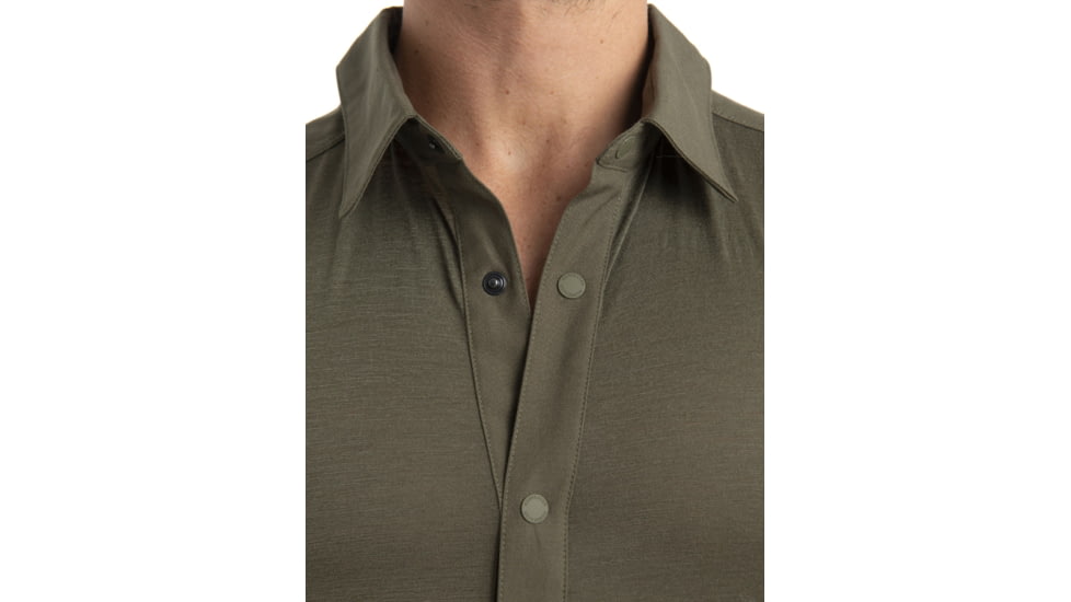 Icebreaker Hike Long Sleeve Top - Men's, Loden, Medium, IB0A56OJ069M