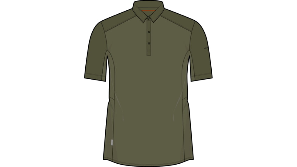 Icebreaker Hike Short Sleeve Top - Men's, Loden, Large, IB0A56OK069L