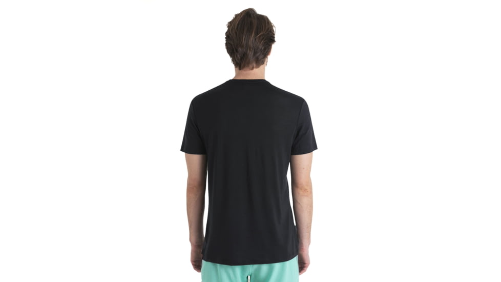 Icebreaker Men Merino 125 Cool-Lite Sphere SS Tee, Black, XL, IB0A56ZM001XL