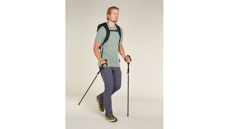 Icebreaker Men Merino 150 Tech Lite SS Tee Camp Essentials, Moss, XL, IB0A571X01GXL