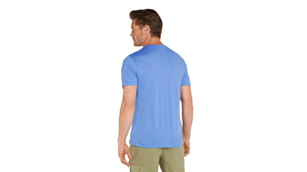 Icebreaker Men Merino 150 Tech Lite SS Tee Natural Ski Tour, Baja, XL, IB0A573101DXL