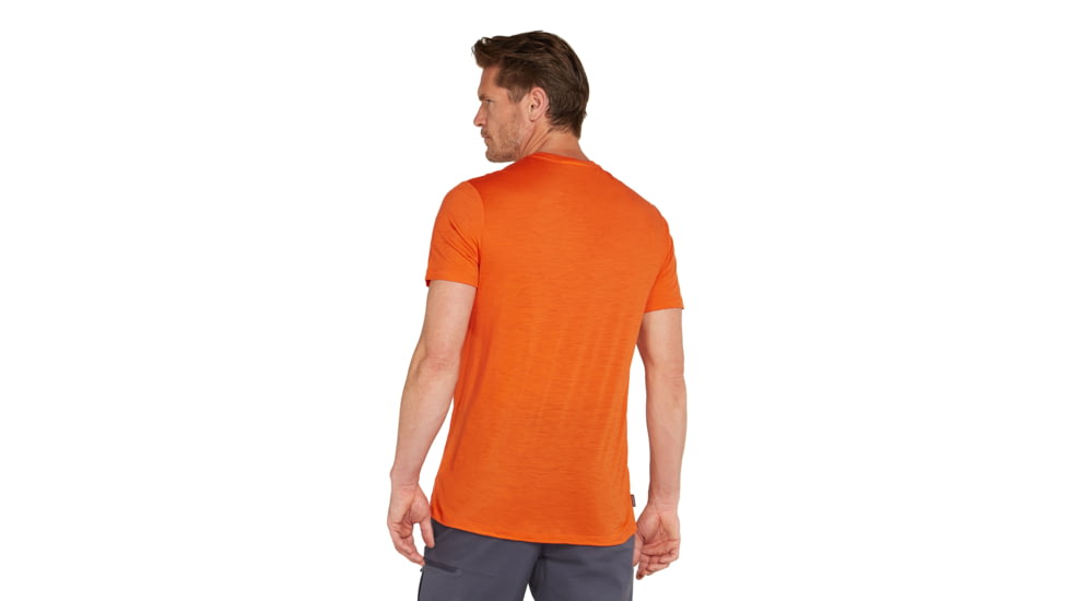 Icebreaker Men Merino 150 Tech Lite SS Tee Pukaki Reflected, Blaze, XL, IB0A572Q05NXL
