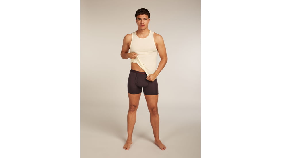 Icebreaker Merino 150 Anatomica Boxers wFly - Mens, Java, Extra Large, IB1030300GWXL