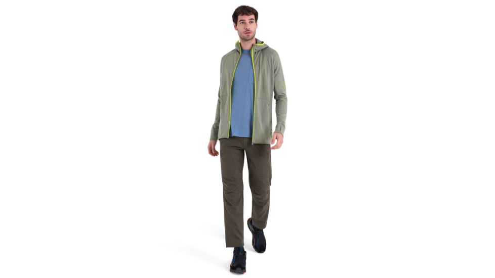 Icebreaker Merino 150 Tech Lite III LS Relaxed Pocket Tee - Mens, Kyanite, Extra Large, IB0A56WH885XL