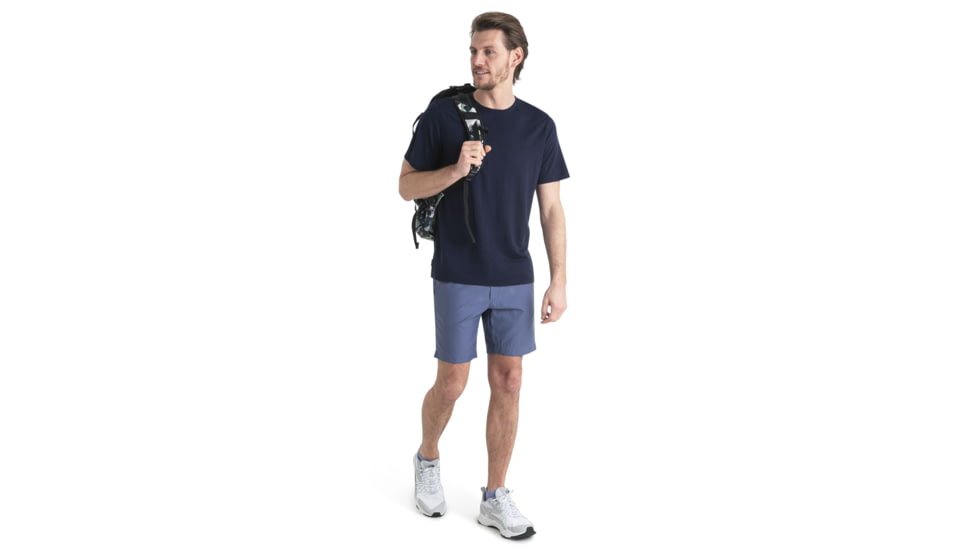 Icebreaker Merino Linen SS Tee - Mens, Midnight Navy, Extra Large, IB0A56OQ401XL