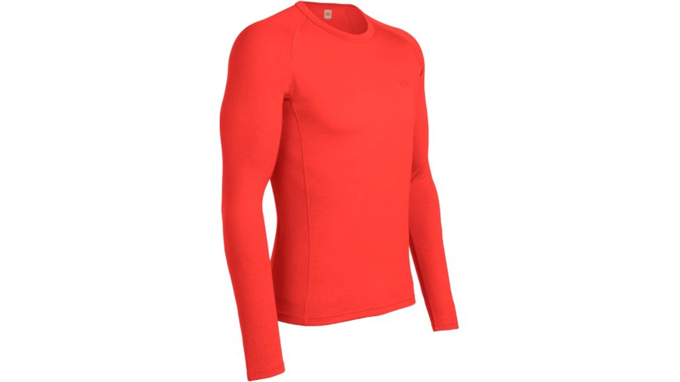 Icebreaker Oasis Long Sleeve Crewe 200 - Men's-Large-Cajun