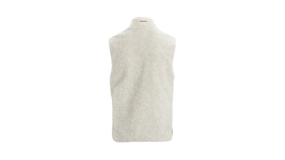 Icebreaker RealFleece Merino High Pile Vest - Men's, Ecru Heather/Snow, Extra Large, IB0A56NZ227XL
