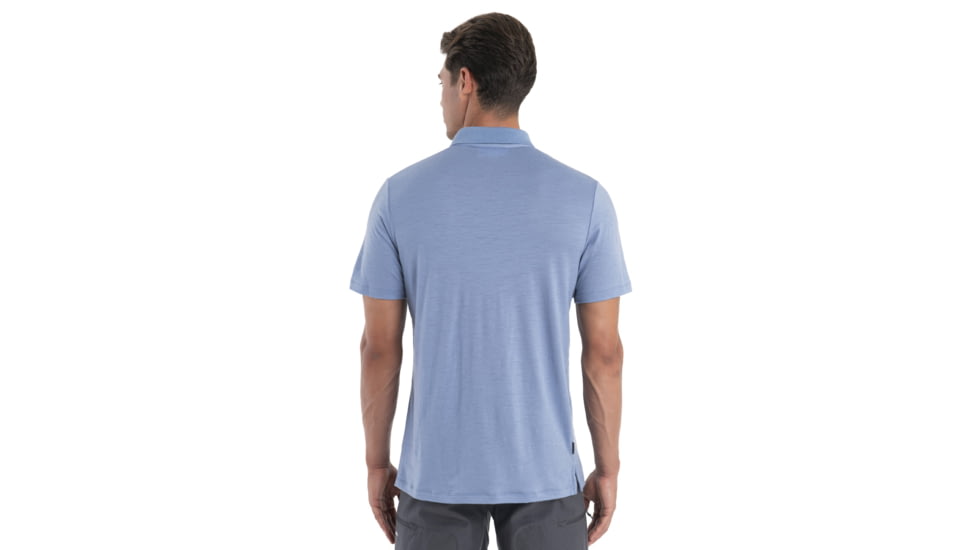 Icebreaker Tech Lite II Short Sleeve Polo - Mens, Kyanite, Extra Large, IB0A59LC885XL