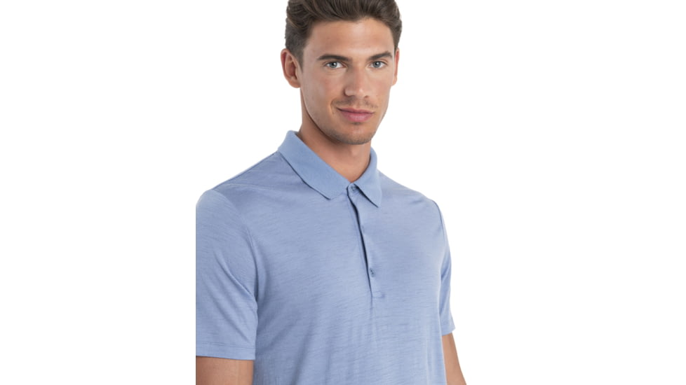 Icebreaker Tech Lite II Short Sleeve Polo - Men's, Kyanite, Extra Large, IB0A59LC885XL