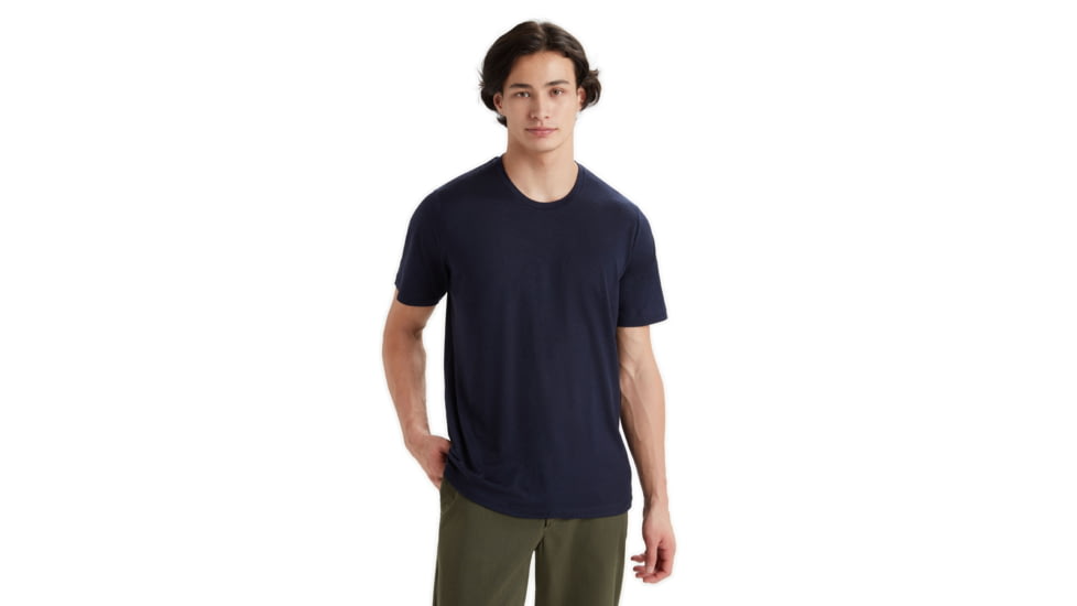 Icebreaker Tech Lite II Short Sleeve T-Shirt - Men's, Midnight Navy, 2XL, IB0A59IY401XXL
