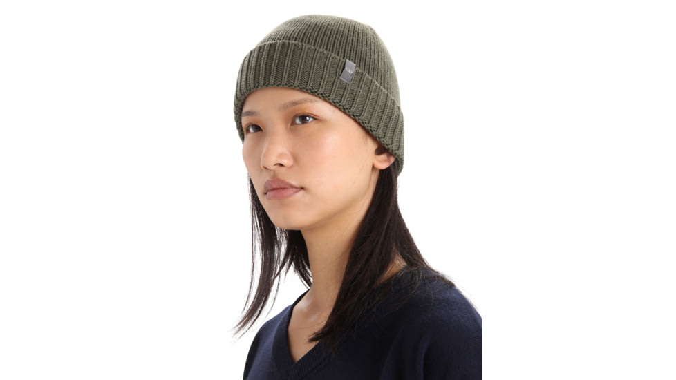 Icebreaker Vela Cuff Beanie, Loden, One Size, IB105237069OS