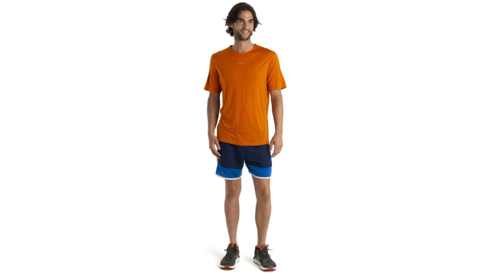 Icebreaker ZoneKnit Short Sleeve T-Shirt - Mens, Earth, Medium, IB0A56P4865M