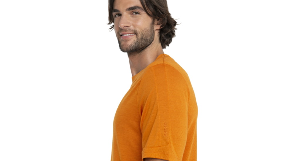 Icebreaker ZoneKnit Short Sleeve T-Shirt - Mens, Earth, Medium, IB0A56P4865M
