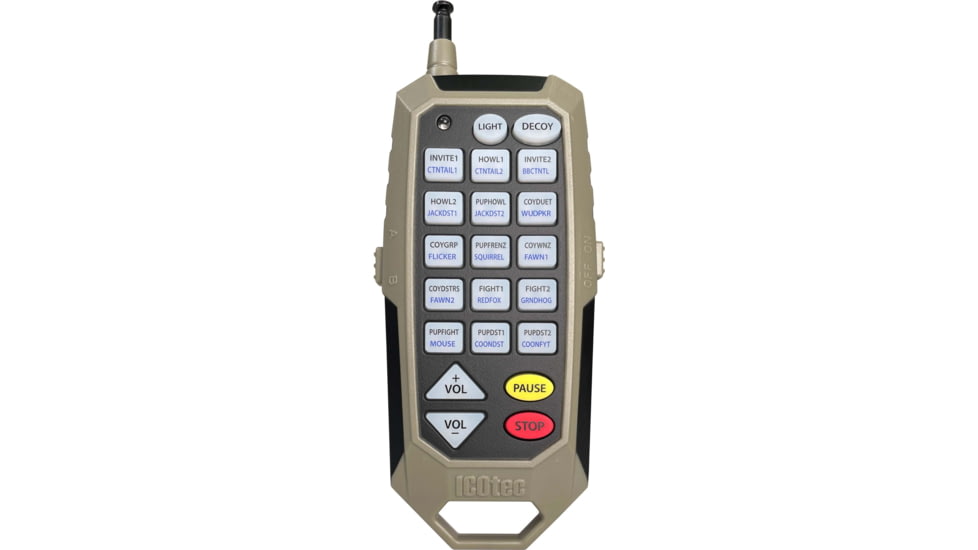 ICOtec 320+ Predator Call/Decoy Combo with Bluetooth, Gray, ICO10321