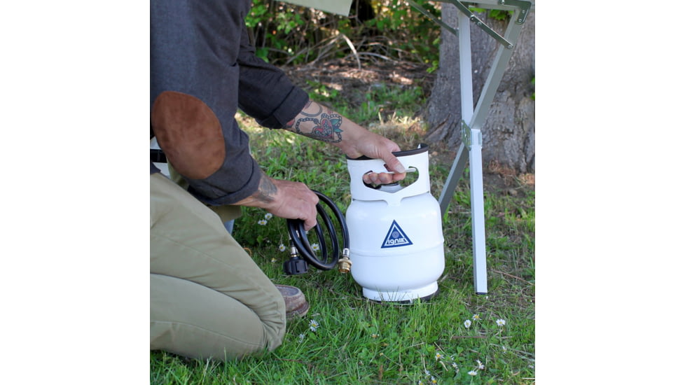 Ignik Gas Growler w/Adapter Hose, White, IGPRO-00119