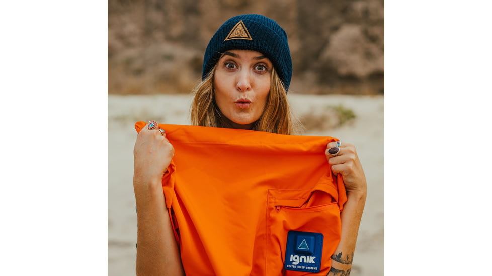 Ignik Heated Sleeping Bag Liner, Orange, IGRCS-00120