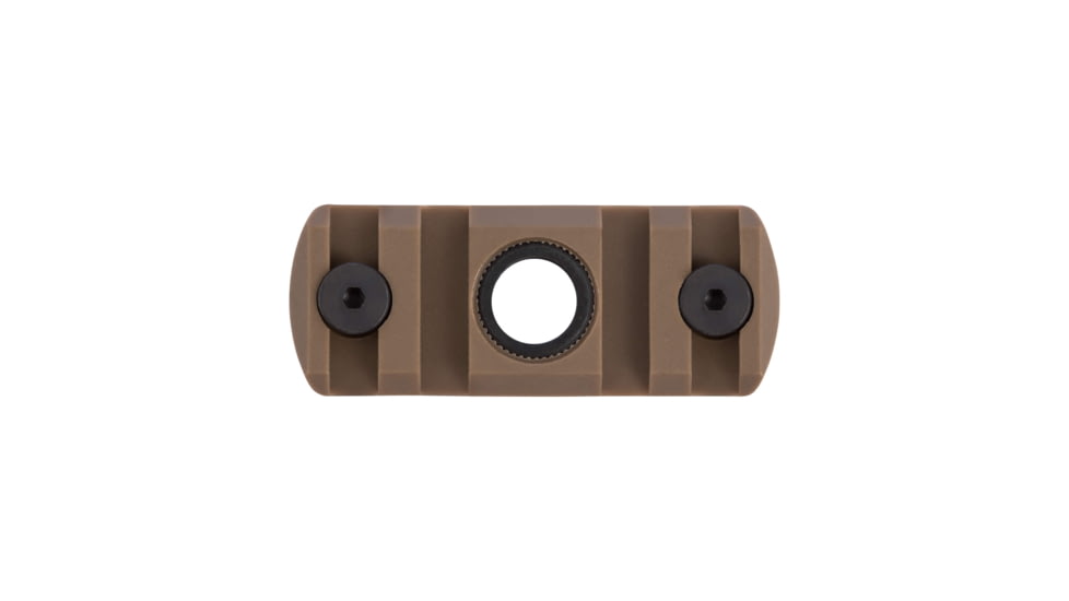 IMI Defense MLK Polymer 4 Notch M-LOK Rail Section w/QD Port, Flat Dark Earth, IMI-PMK4QFDE