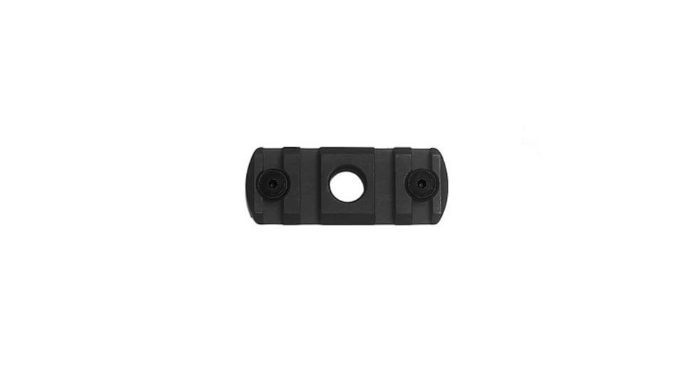 IMI Defense MLK Polymer 4 Notch M-LOK Rail Section w/QD Port, Black, IMI-PMK4QBLACK