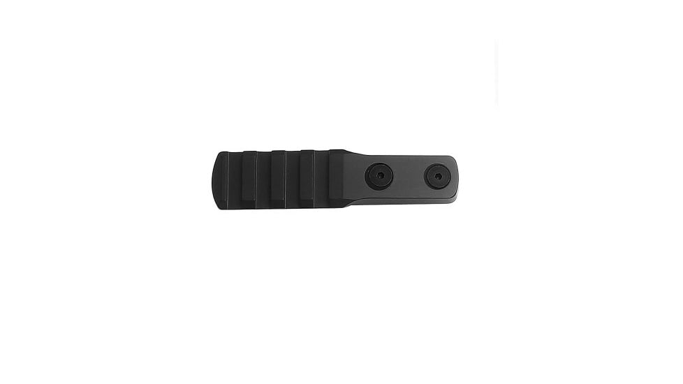 IMI Defense MLK Polymer 4 Notch M-LOK Rail Extended Section for Light/Laser, Black, IMI-PMK4EBLACK