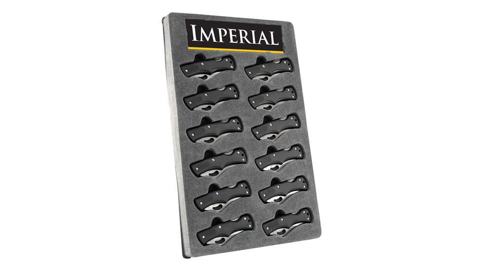 Imperial Schrade Imperial Knife Rubber Lockback 2.3'' Blade 12-piece Per Disply