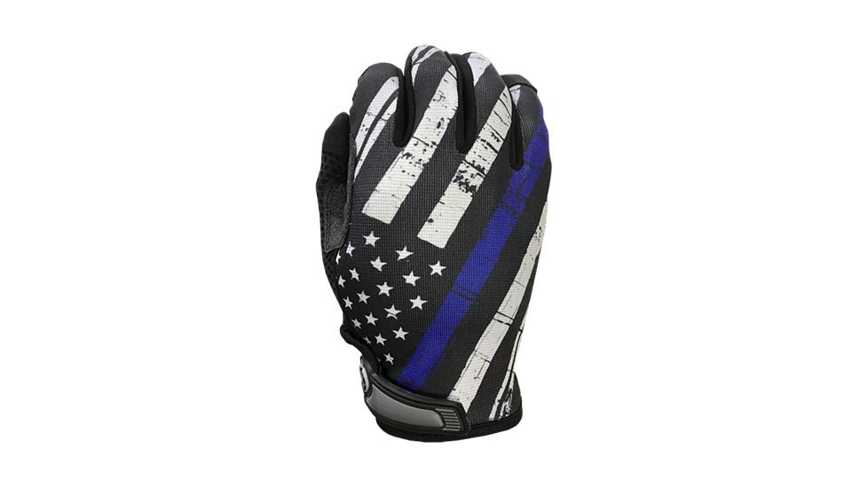 Blue Line Flag - Unlined - Full Finger Gloves