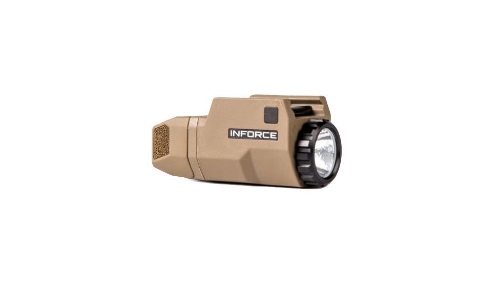 INFORCE APLc Glock Compact Weapon Light, 200 Lumens, 1 x CR2 Battery, Flat Dark Earth, ACG-06-1