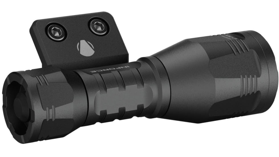 INFORCE ARC 350-Lr-M Rechargeable 18350 Li-Ion 1200 Lumens LED Flashlight Kit w/Mount, Black, IF71015
