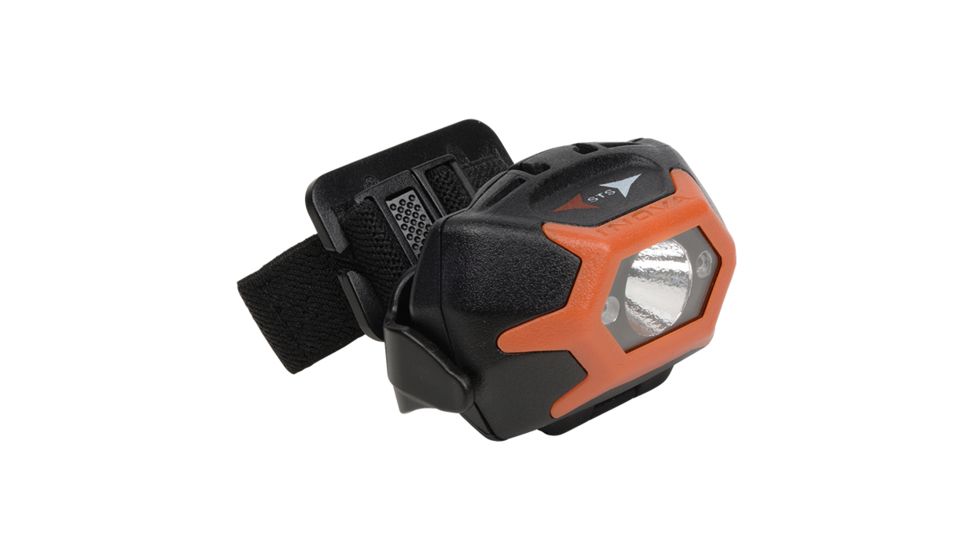 Inova STS Bike Helmet Light, 142 Lumens, Orange/Black, 1 White LED, 2 Red LEDs HLSHA-19-R7