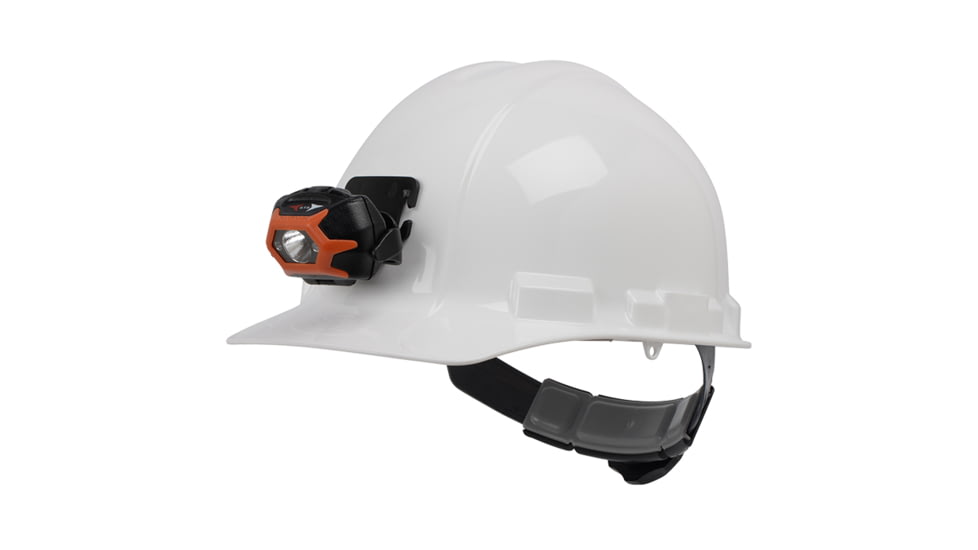 Inova STS Bike Helmet Light, 142 Lumens, Orange/Black, 1 White LED, 2 Red LEDs HLSHA-19-R7