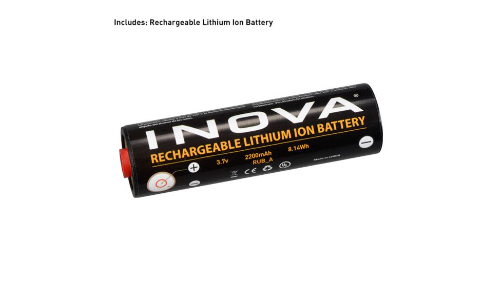 Inova T4 Rechargeable Lithium Powered LED Flashlight,571 Lumens,International Version T4RCI-01-R8