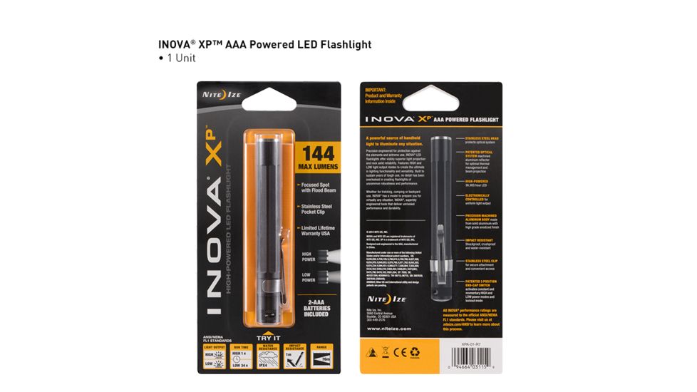 Inova XP LED Pen Light,144 Lumens XPA-01-R7