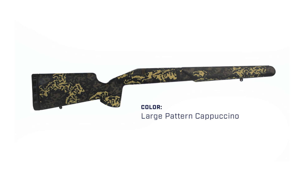 iota Outdoors Kremlin Rifle Stock for Remington 700 Short Actions with Remington Facotry Sporter/Remington Standard Sendero Barrel Cortour, Cappuccino, 97-181510-11-1311121-1