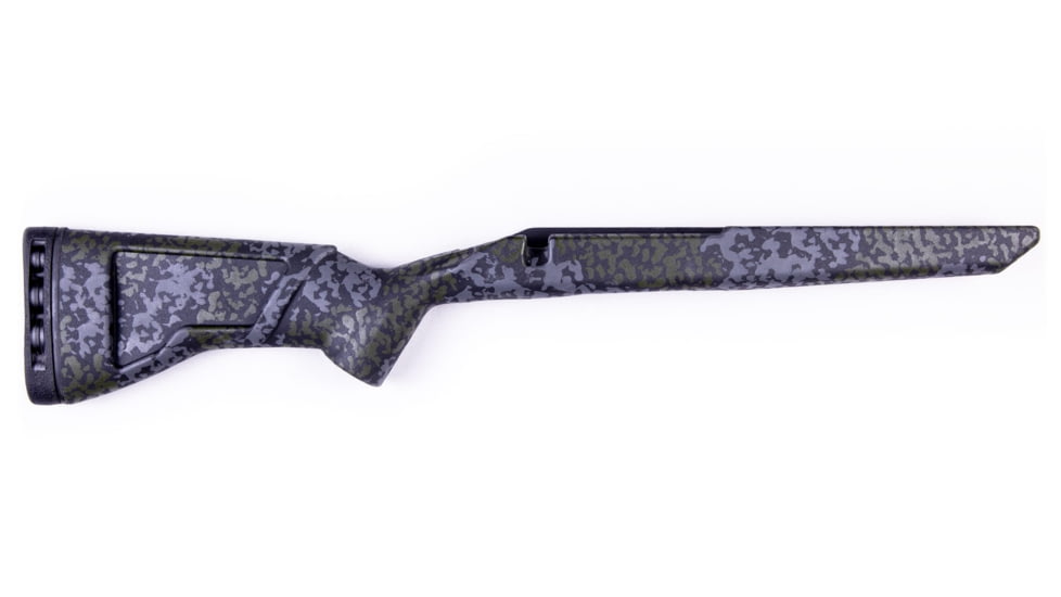 iota Outdoors Krux Rifle Stock for Remington 700 Long Actions with Proof Sendero/M24/Sendero Light Barrel Contour, Black Olive, 96-131110-21-1321110-1